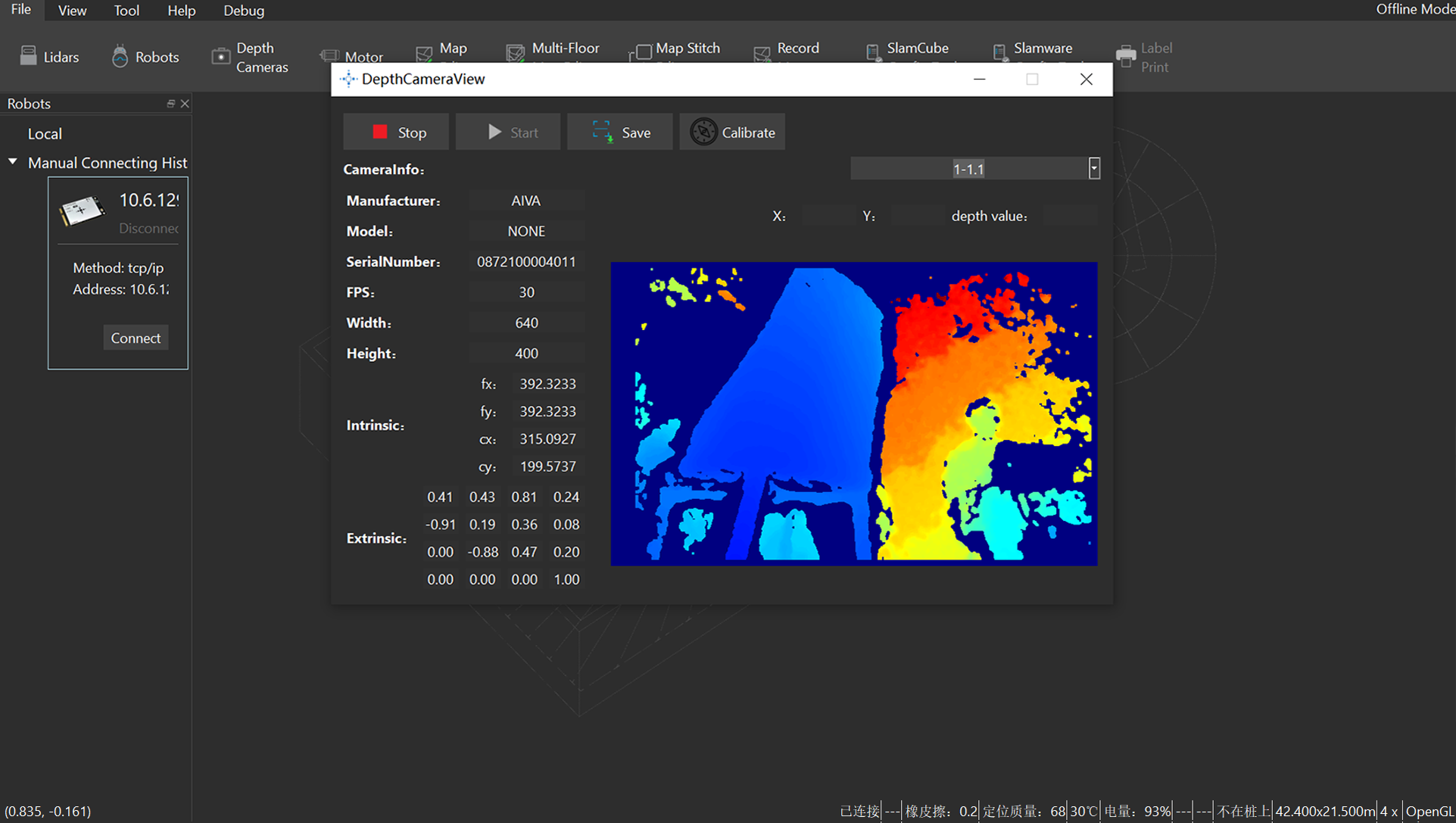 Depth Camera Diagnostics